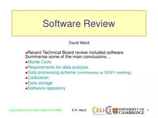 Software Review