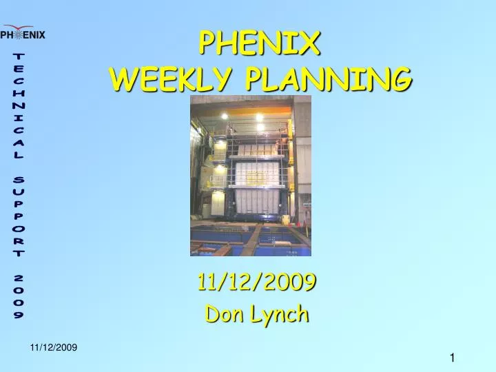 phenix weekly planning