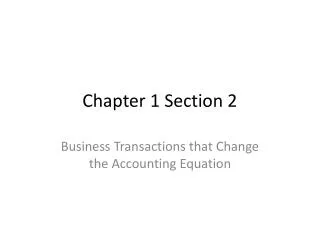 Chapter 1 Section 2