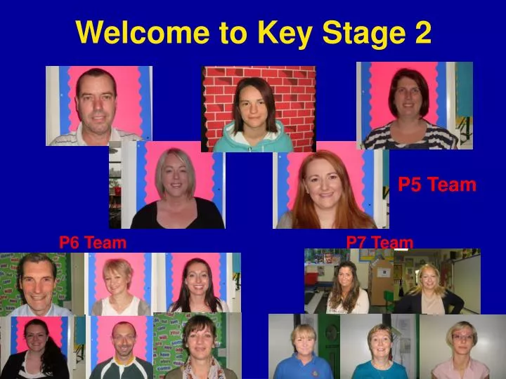 welcome to key stage 2