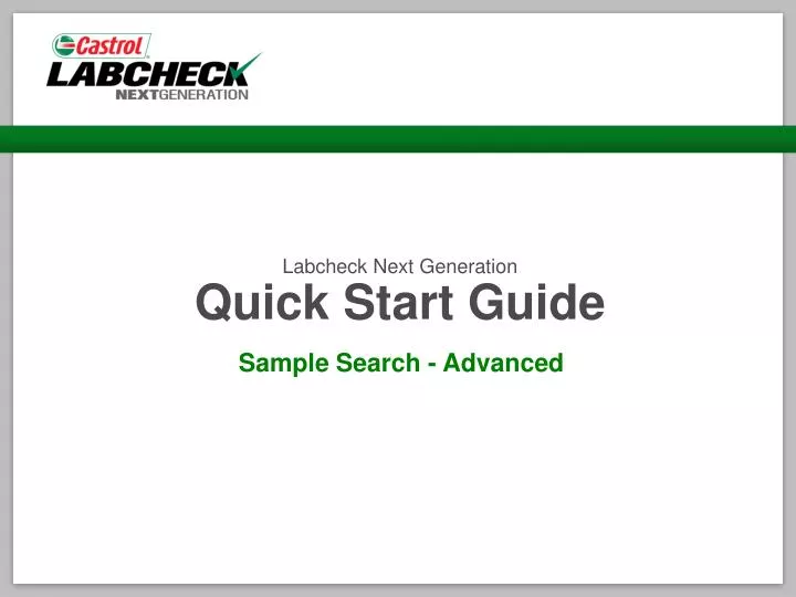 labcheck next generation quick start guide