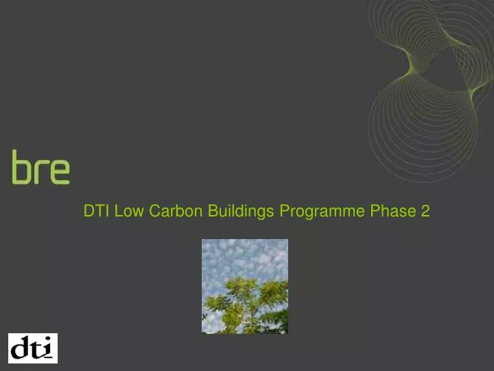 dti low carbon buildings programme phase 2