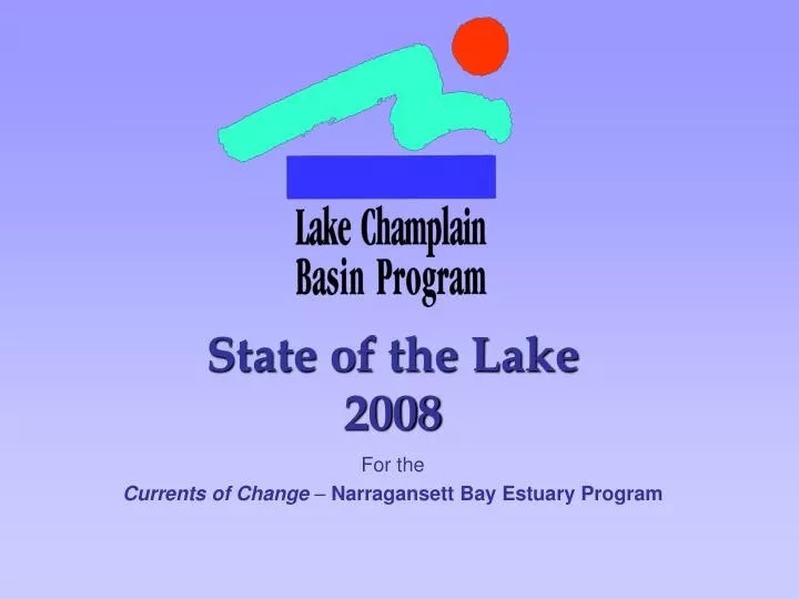 state of the lake 2008