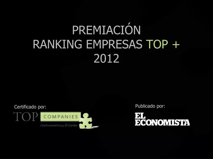 premiaci n ranking empresas top 2012
