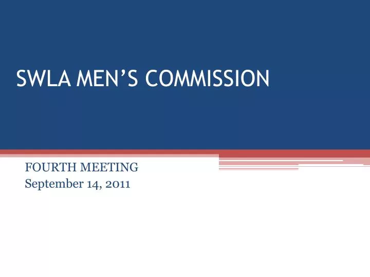 swla men s commission