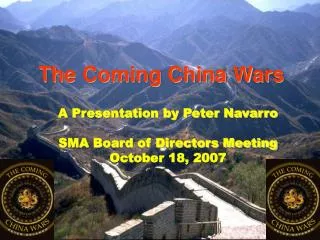 The Coming China Wars