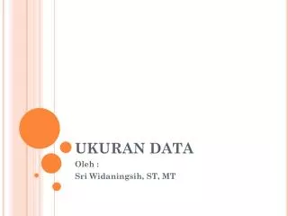 ukuran data