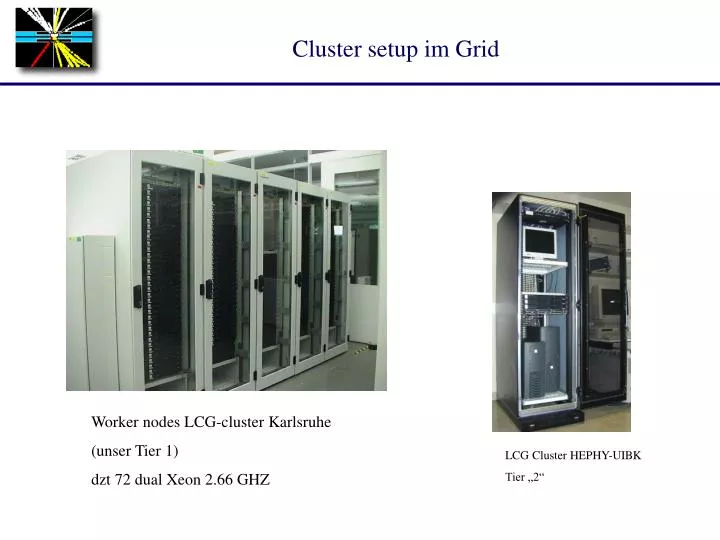 cluster setup im grid