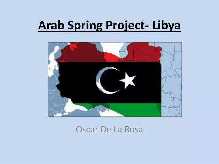 arab spring project libya