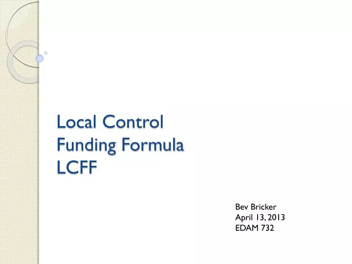 local control funding formula lcff
