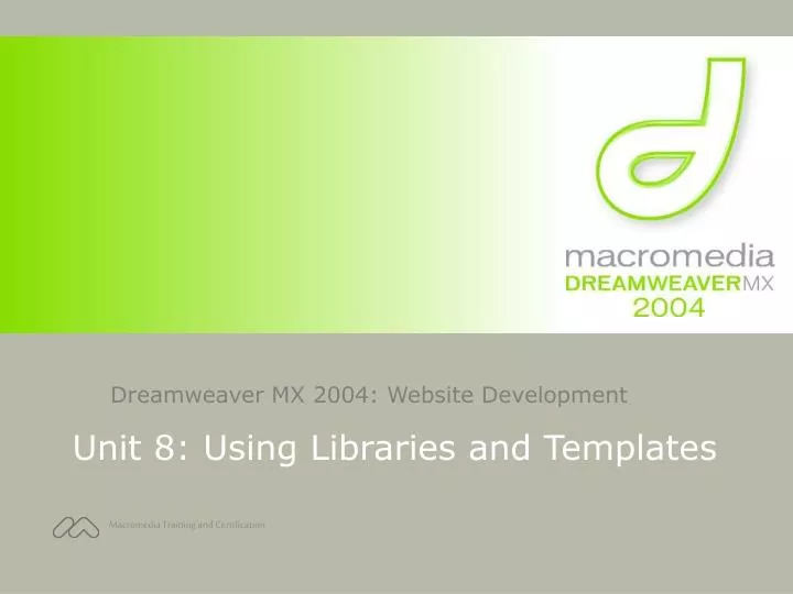 unit 8 using libraries and templates