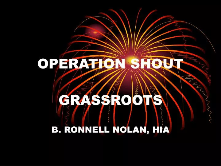 operation shout