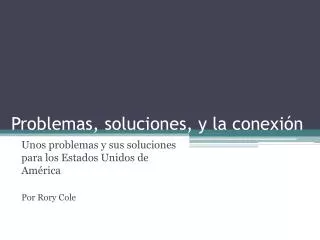 problemas soluciones y la conexi n