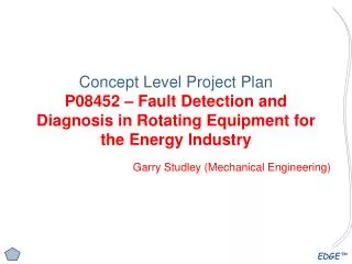 Garry Studley (Mechanical Engineering)