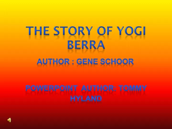 the story of yogi berra