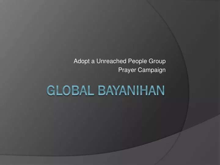 adopt a unreached people group prayer campaign