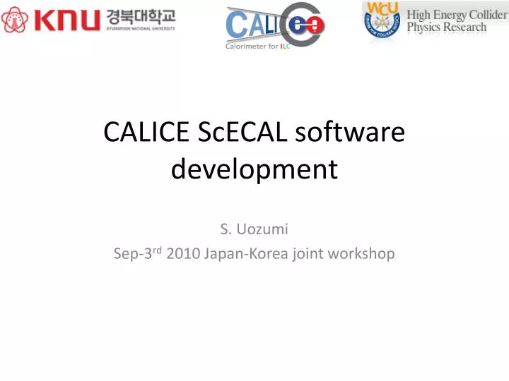calice scecal software development