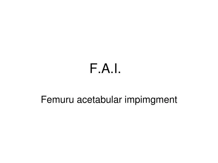 f a i