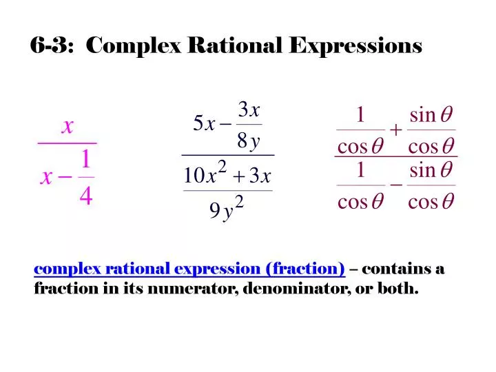 6 3 complex rational expressions