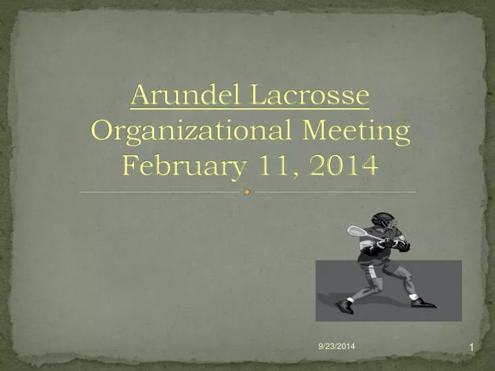 arundel lacrosse organizational meeting february 11 2014