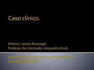 caso cl nico