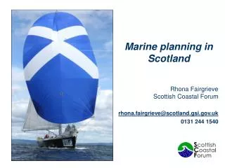 Marine planning in Scotland