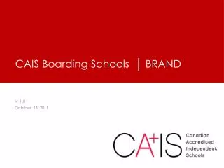 CAIS Boarding Schools ? BRAND