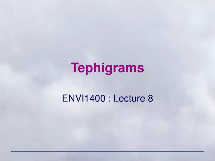 tephigrams