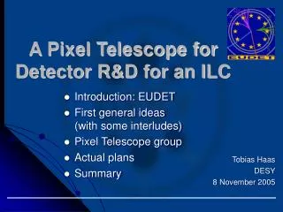 A Pixel Telescope for Detector R&amp;D for an ILC