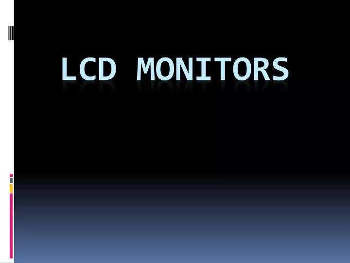 lcd monitors
