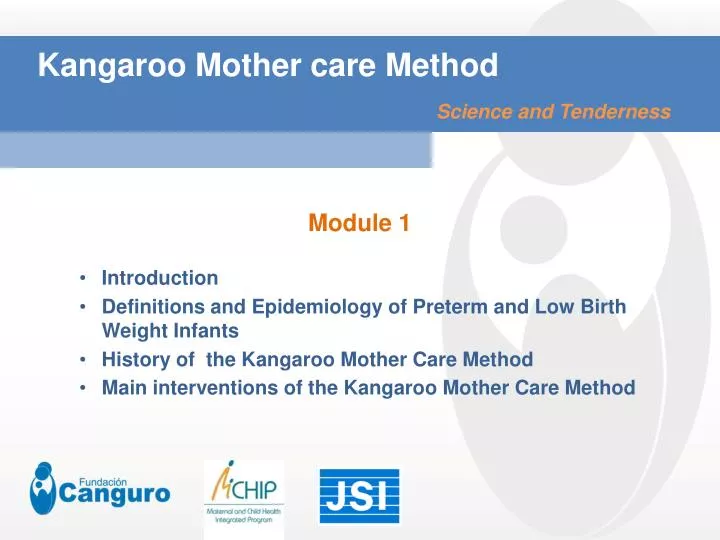 kangaroo mother care method science and tenderness