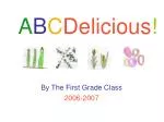 A B C Delicious ! - slide 1