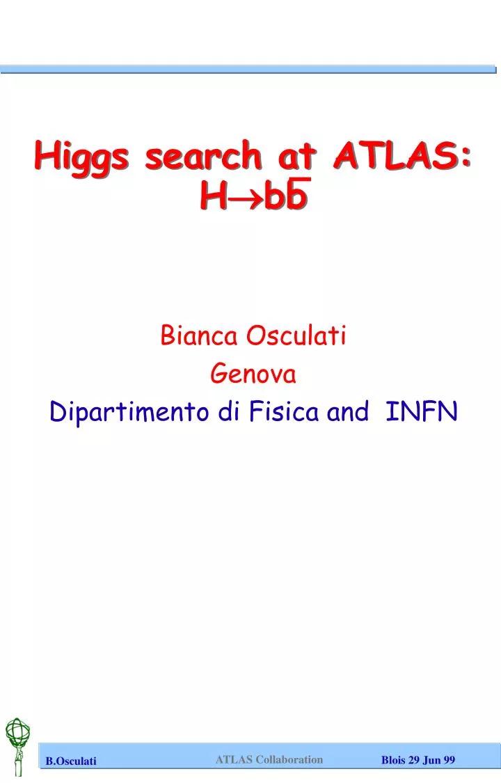 higgs search at atlas h bb