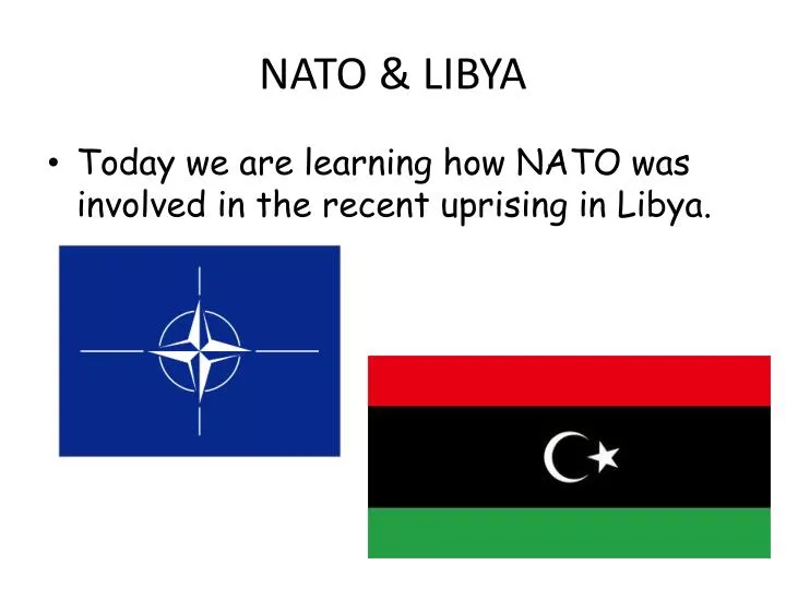 nato libya