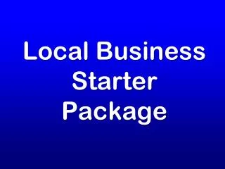 Local Business Starter Package