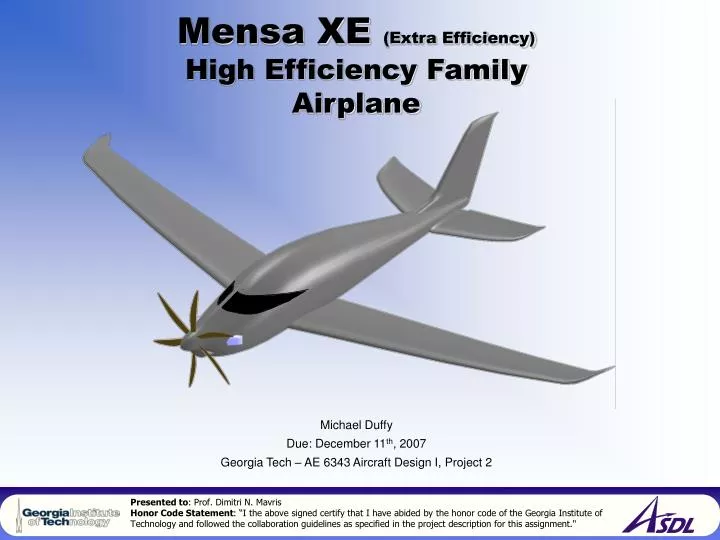 mensa xe extra efficiency high efficiency family airplane