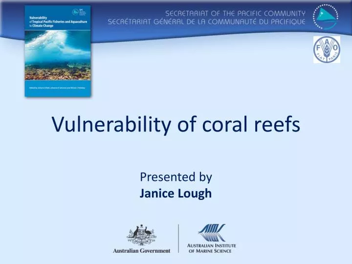 vulnerability of coral reefs