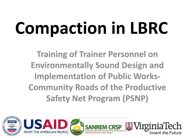 compaction in lbrc
