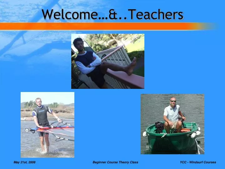 welcome teachers