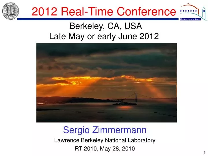 2012 real time conference berkeley ca usa late may or early june 2012