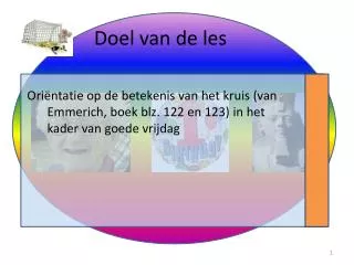 doel van de les