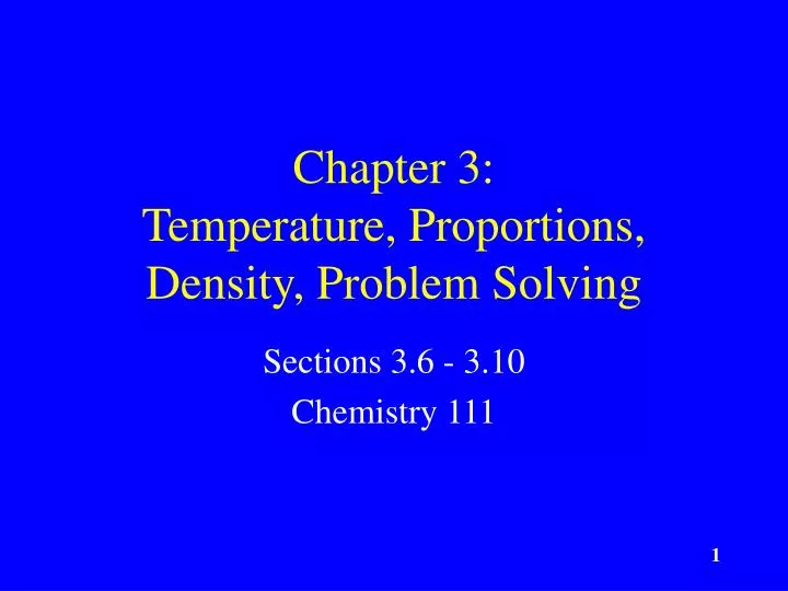 chapter 3 temperature proportions density problem solving