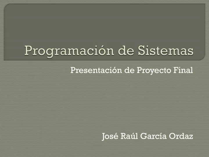 programaci n de sistemas