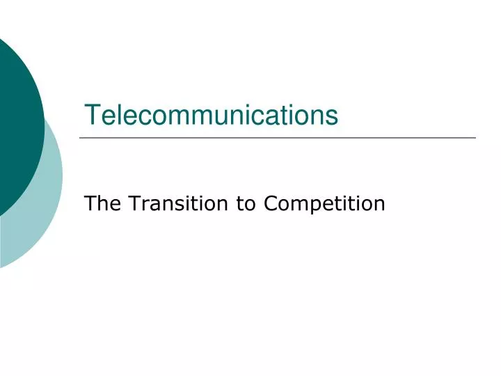 telecommunications
