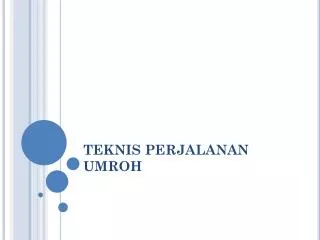teknis perjalanan umroh