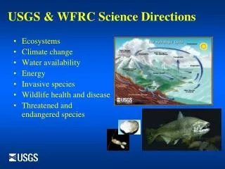 USGS &amp; WFRC Science Directions