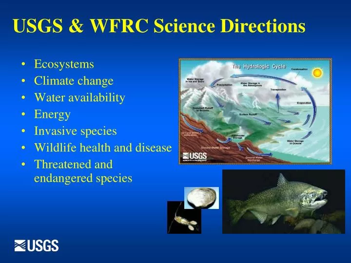 usgs wfrc science directions