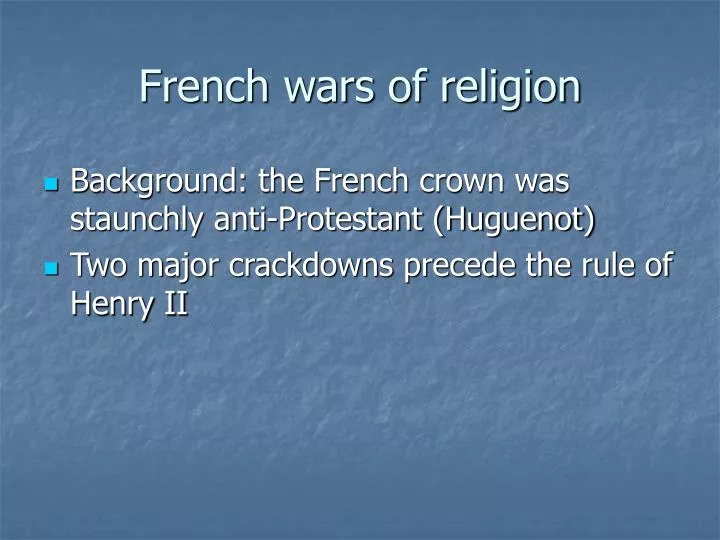 french wars of religion