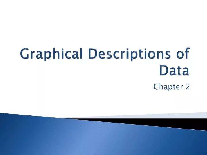 graphical descriptions of data
