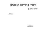 1968: A Turning Point - slide 1